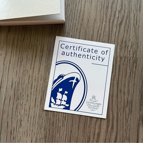 Vintage Holland America Line Ceramic & Cork Beverage Coaster Sail Ship w/ Box - Picture 3 of 5